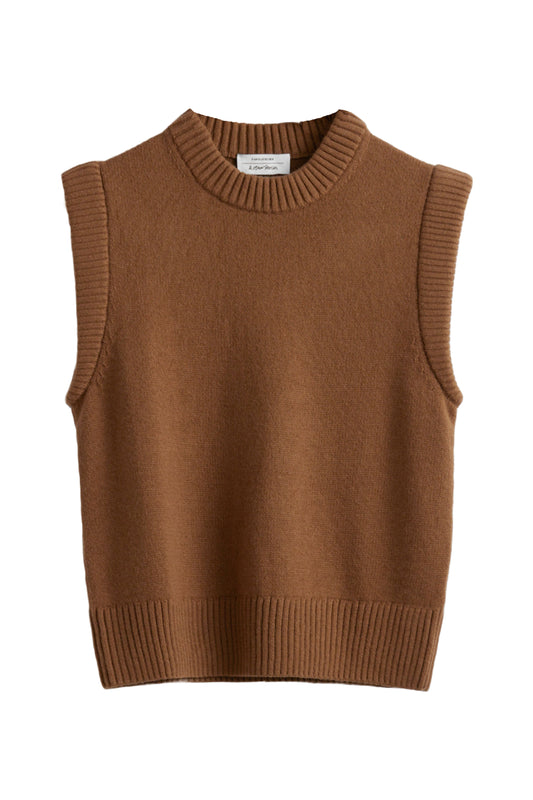 Rust Knitted Vest