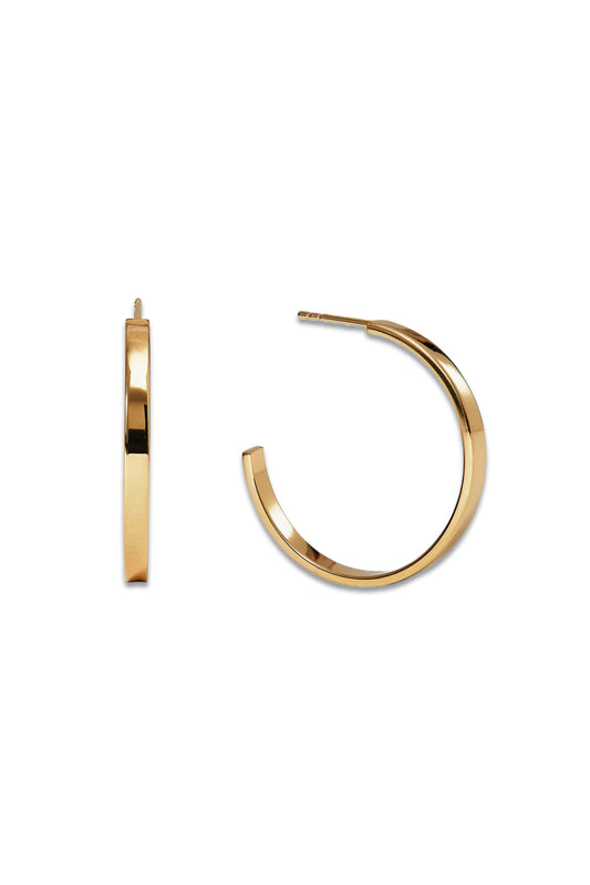 Mini Vera Hoops Yellow Gold Vermeil
