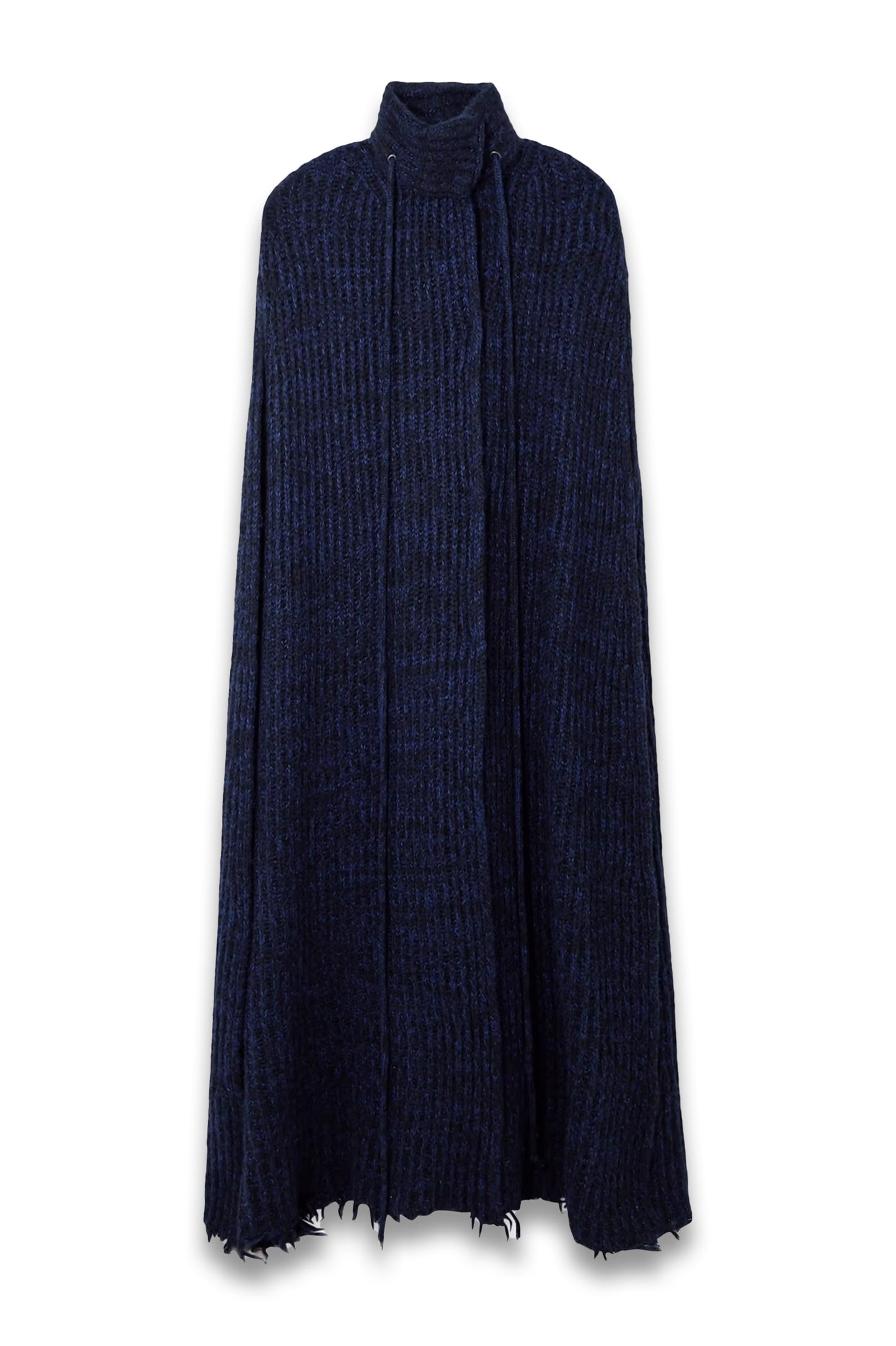 Oversized ribbed alpaca-blend cardigan