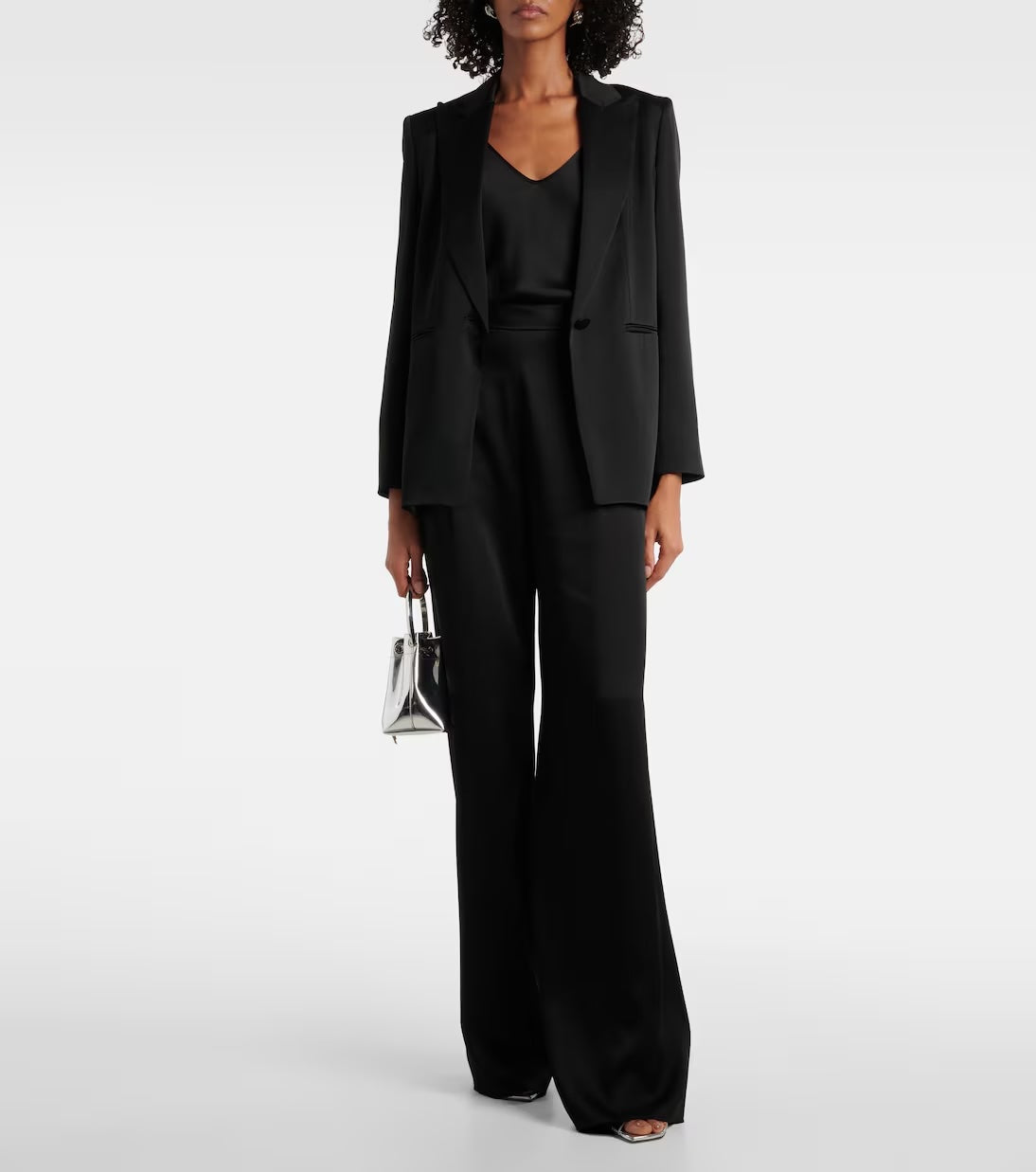 Galazia Satin Blazer and Trousers
