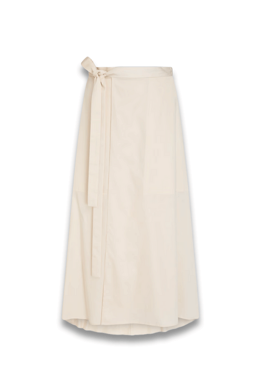 Alix Cotton-Poplin Midi Wrap Skirt