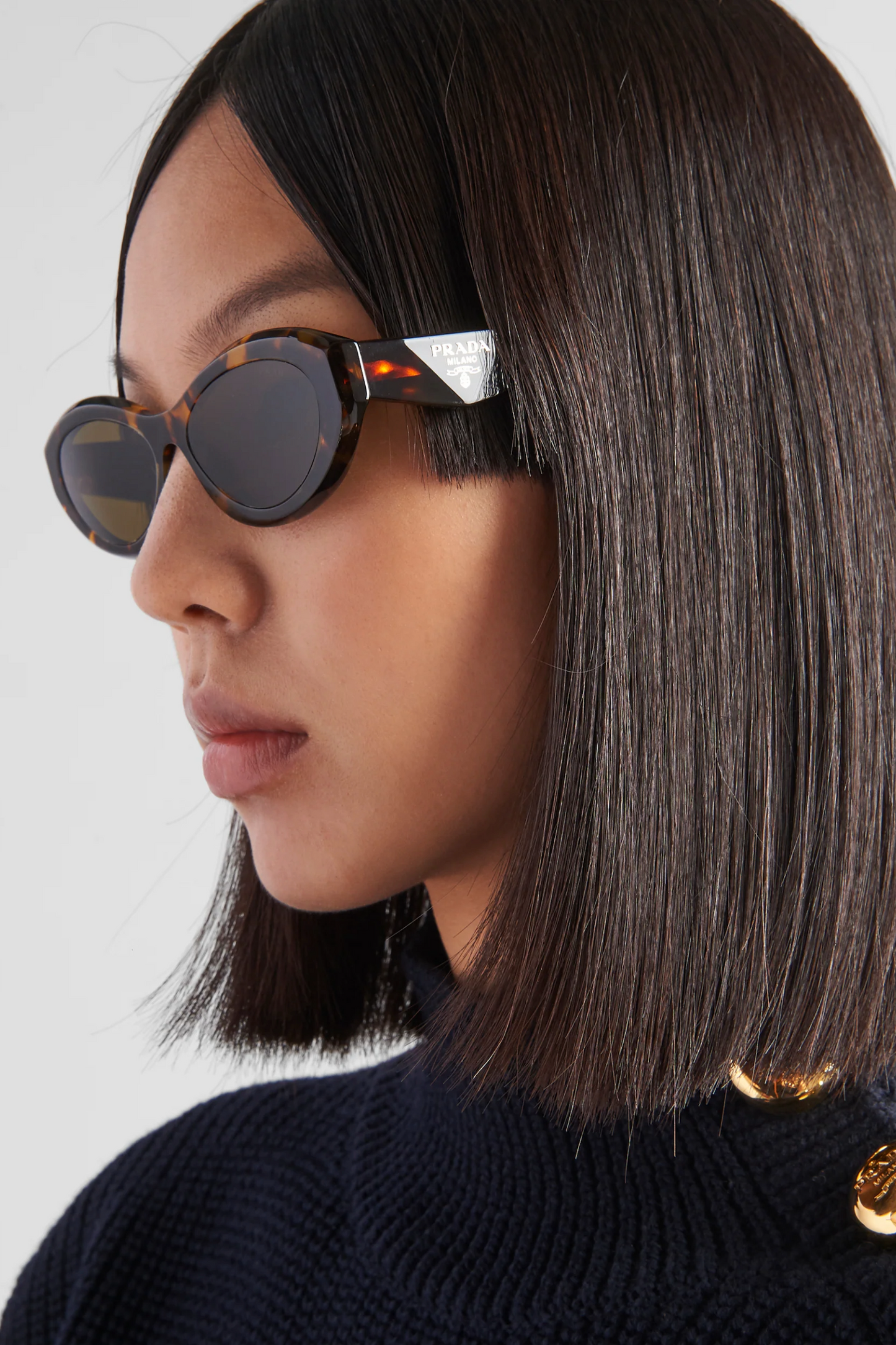 PR 26ZS Women's Irregular Sunglasses