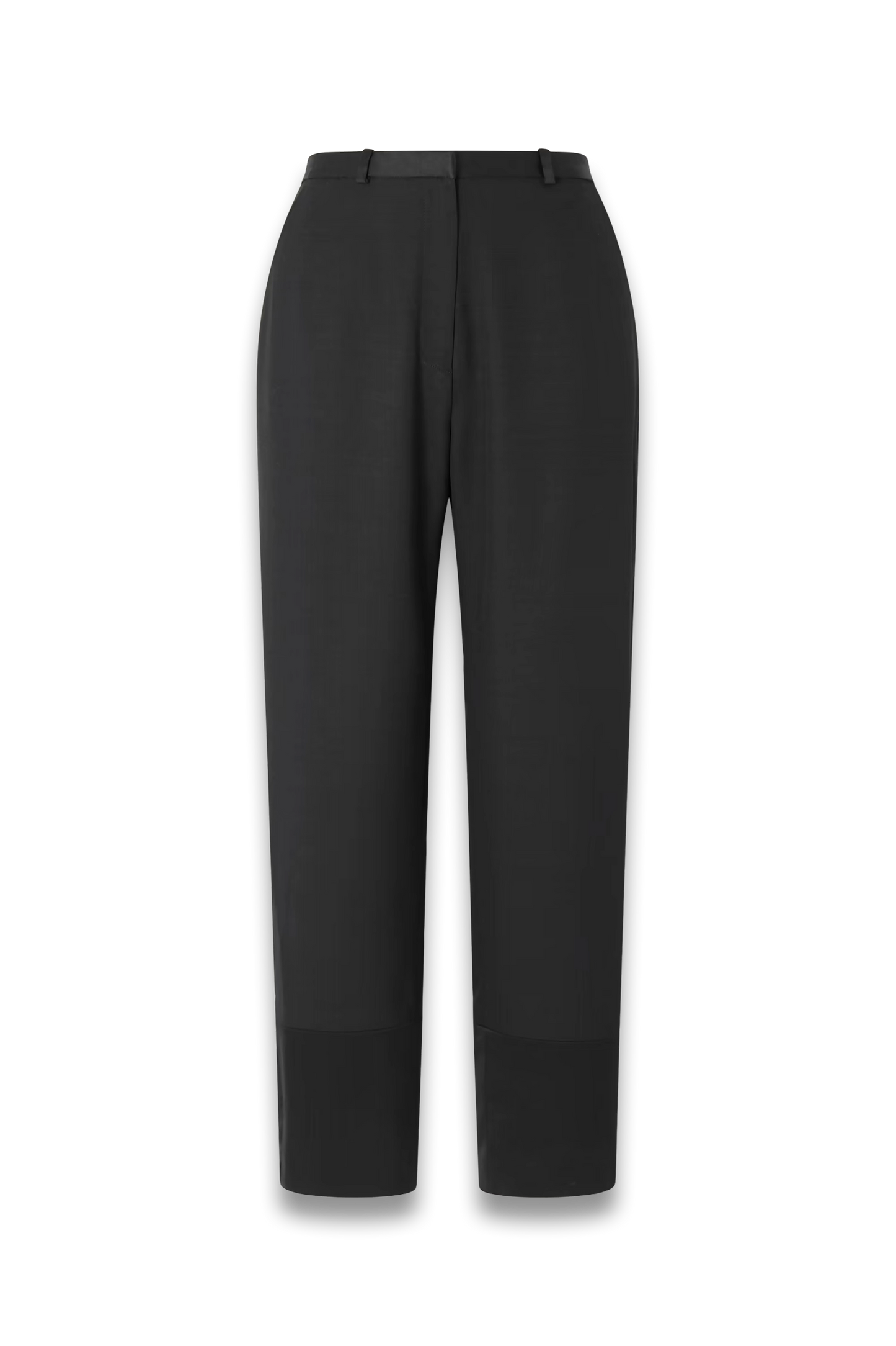 Mahoney Satin-trimmed Crepe Straight-leg Pants