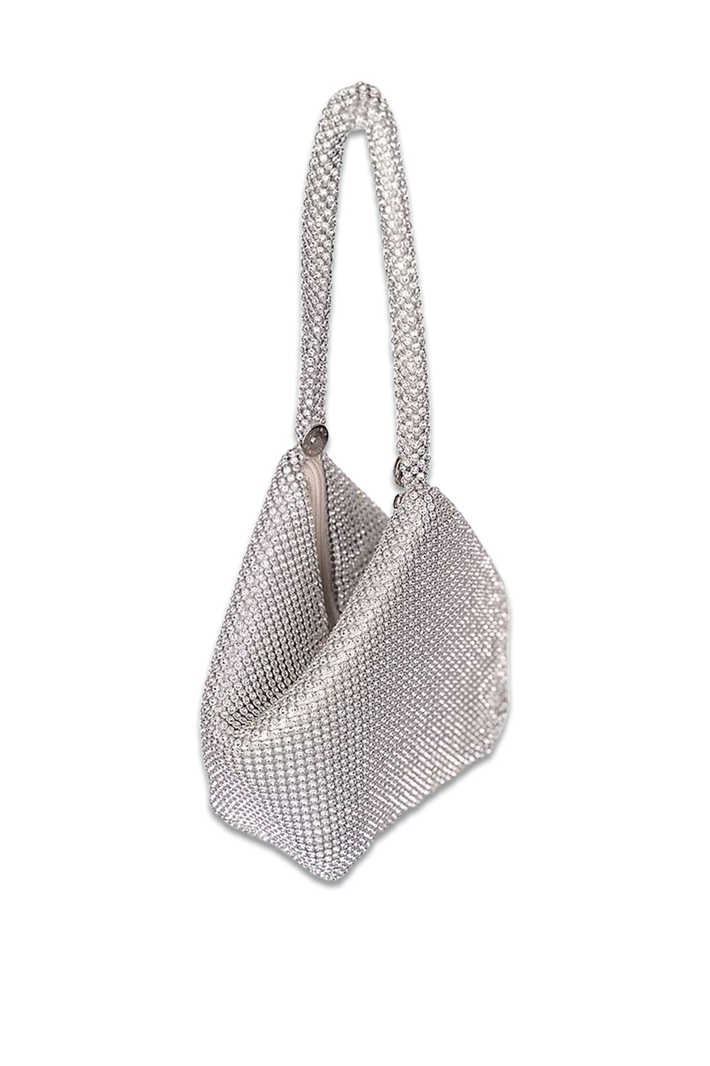 Paradox London Dua Embellished Grab Bag, Silver
