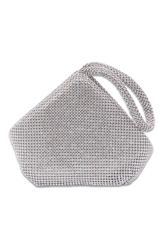 Paradox London Dua Embellished Grab Bag, Silver