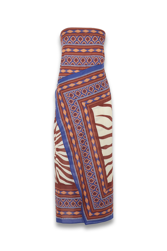Paraiso Agreste Printed Cotton-voile Maxi Dress