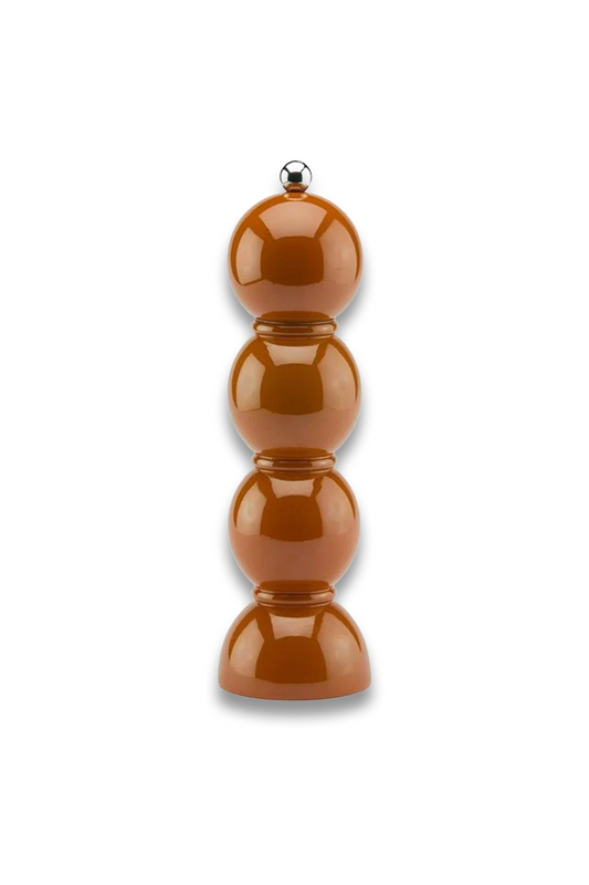 Nutmeg Bobbin Lacquer Salt or Pepper Mill