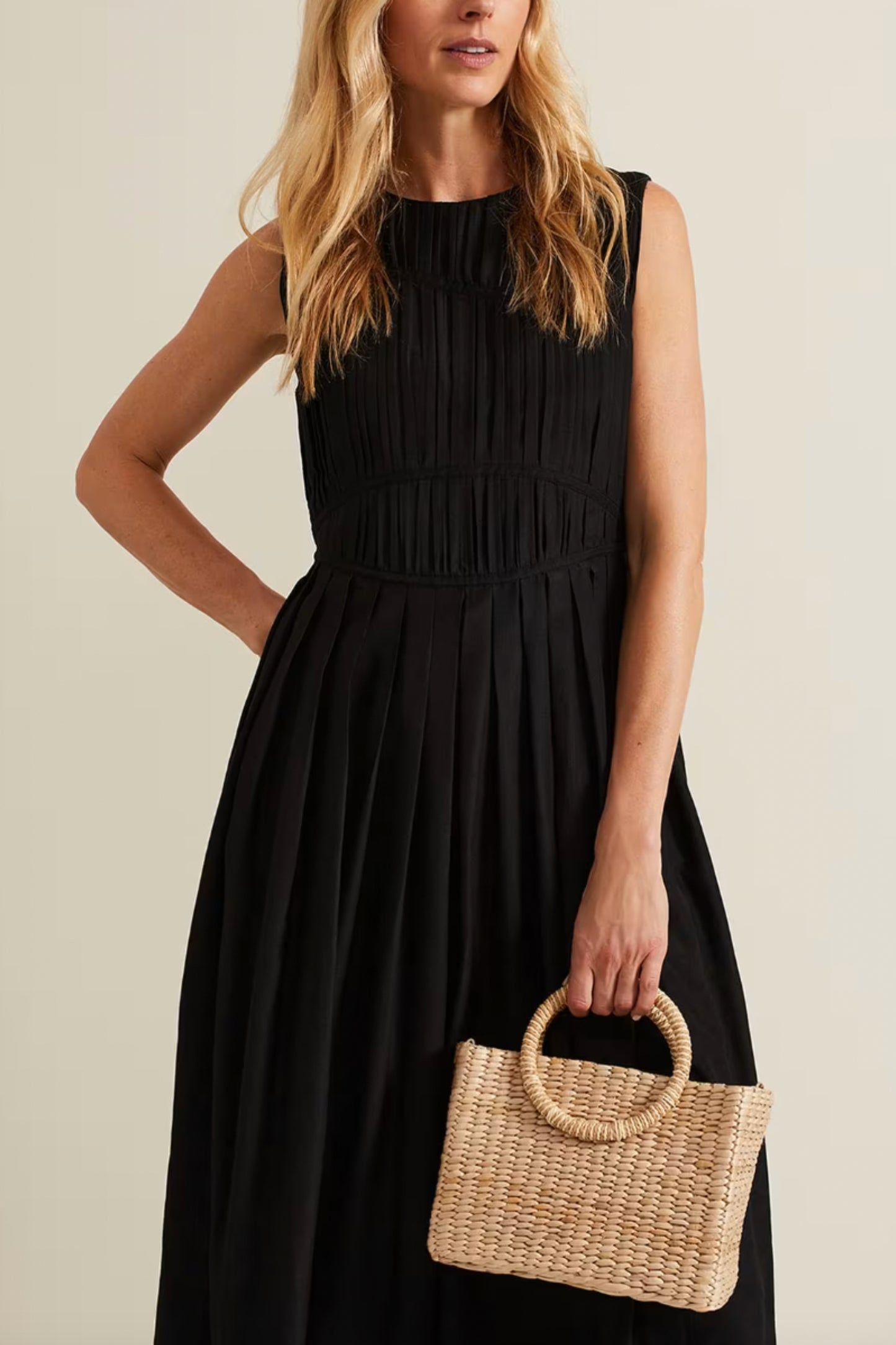 Mini Straw Tote Bag