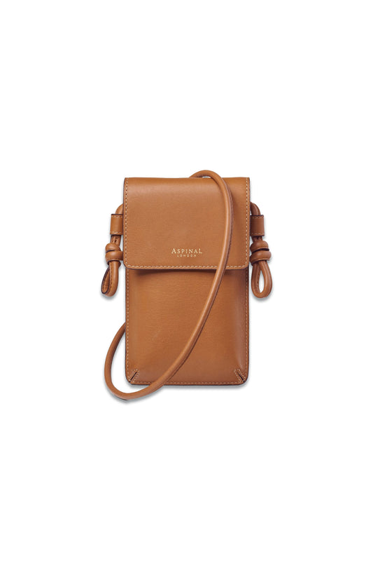 Smooth Tan Ella Phone Pouch