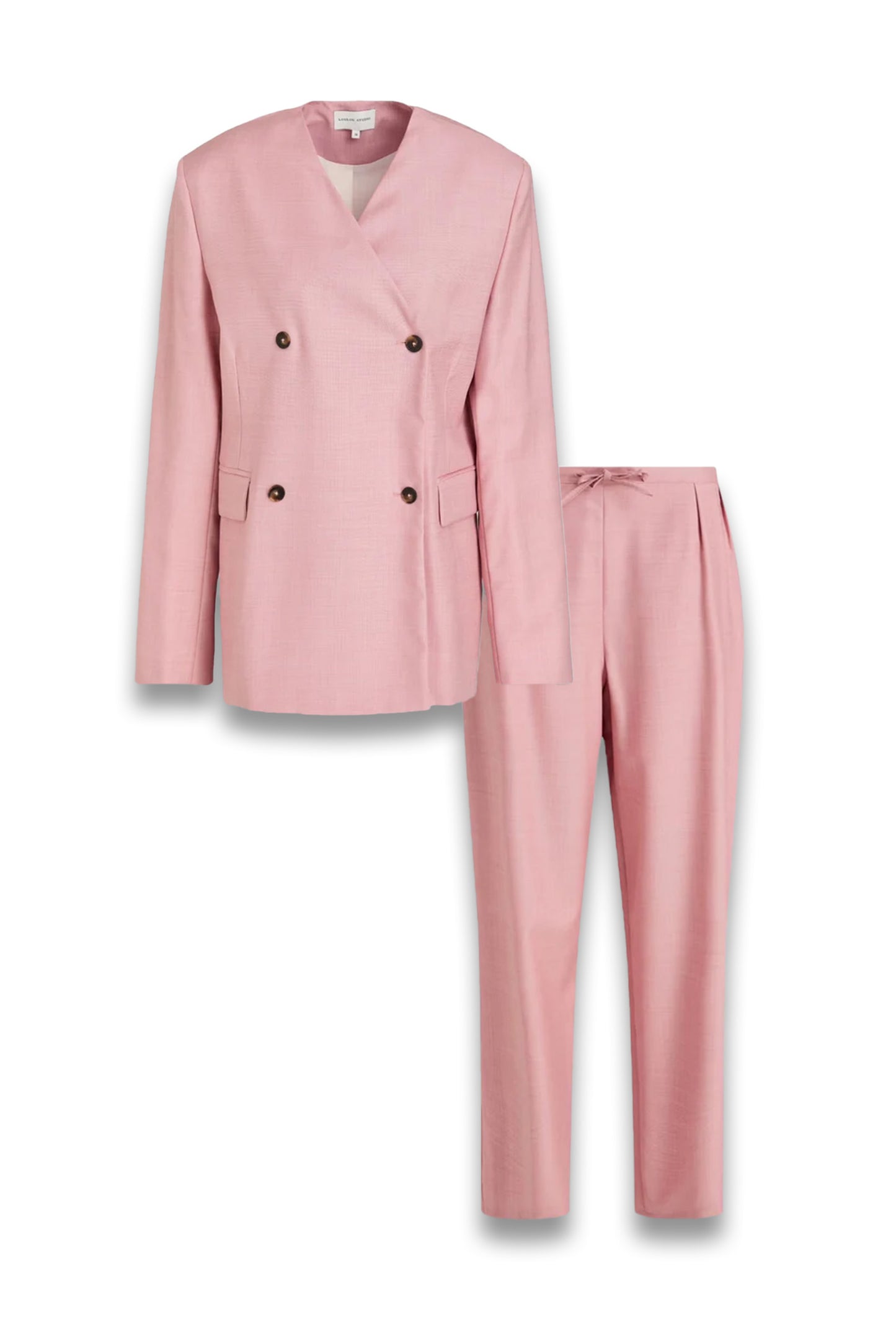 Movas Double-breasted Wool-twill Suit