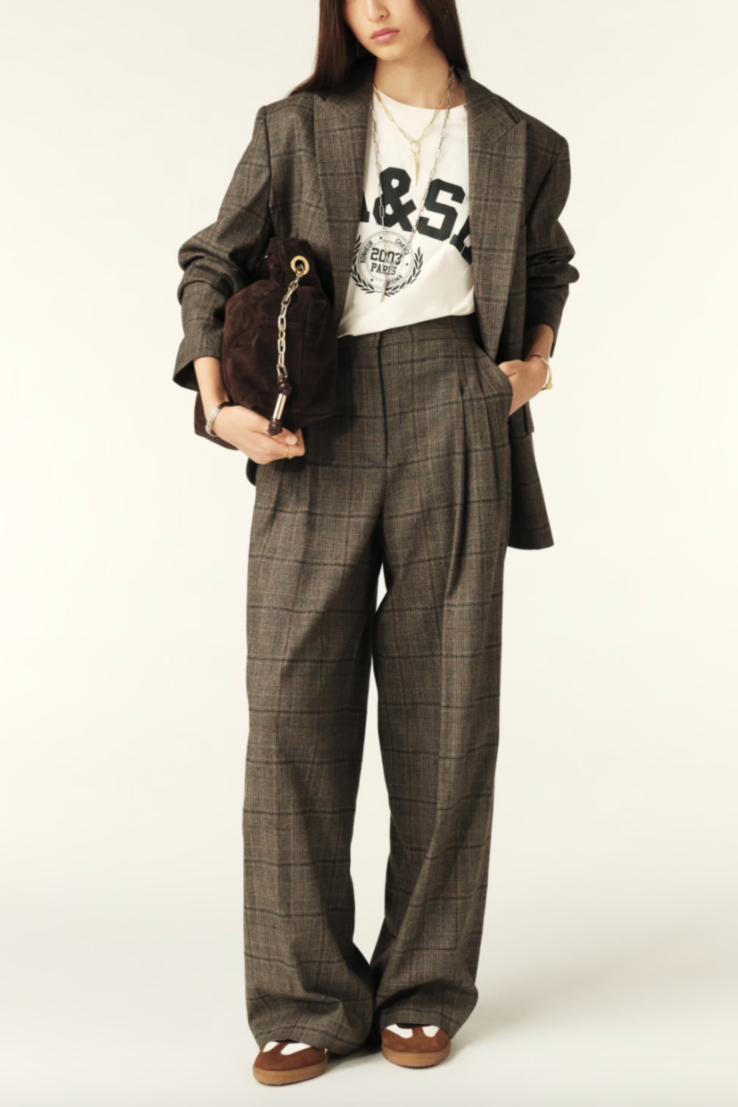 Ceecee Oversized Suit Jacket & Cadwin Masculine-inspired Trousers