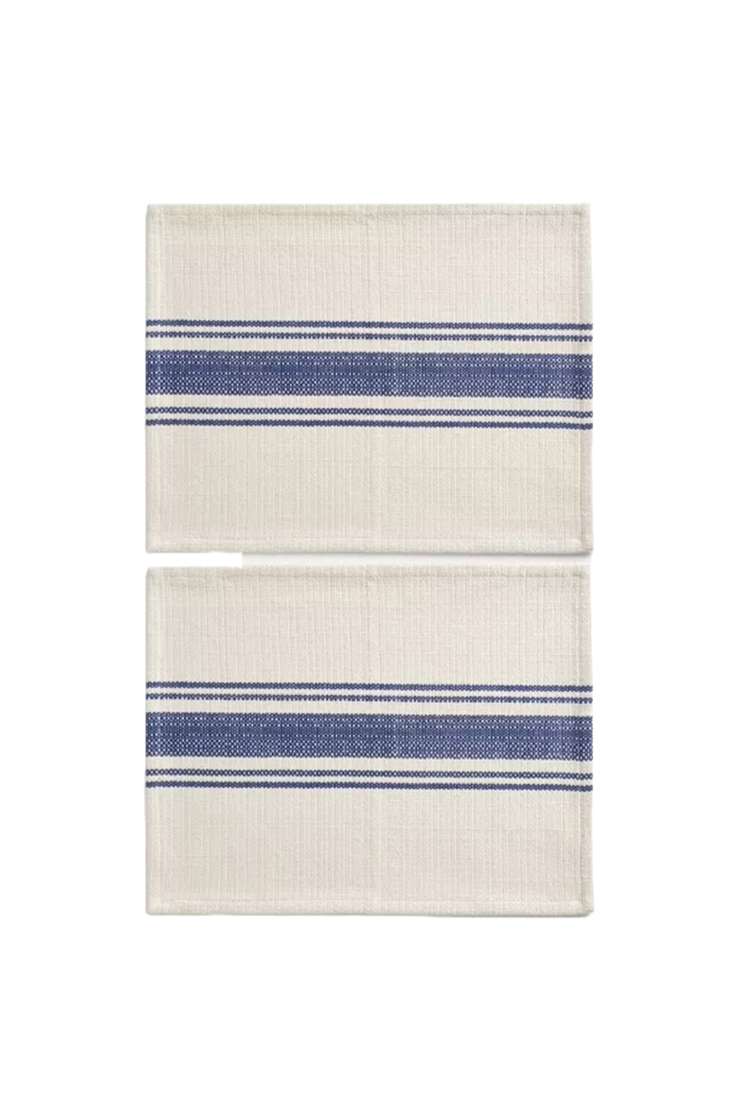 Striped Cotton Placemats, Set of 2