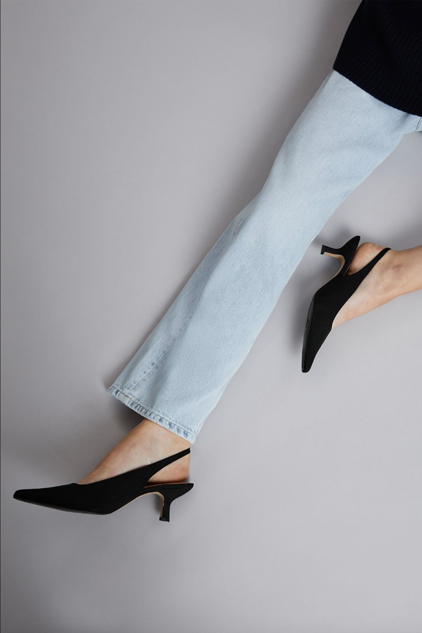 Pointed Slingback Pumps