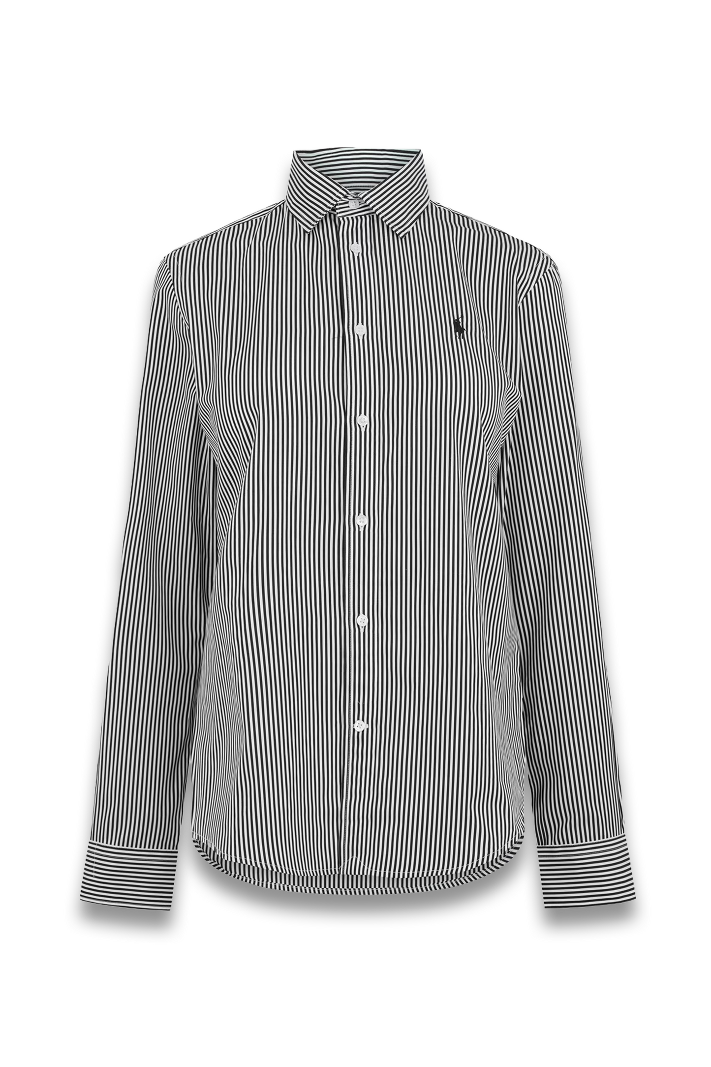 Women's Charlotte Striped Cotton Long Sleeve Slim Fit Oxford Shirt