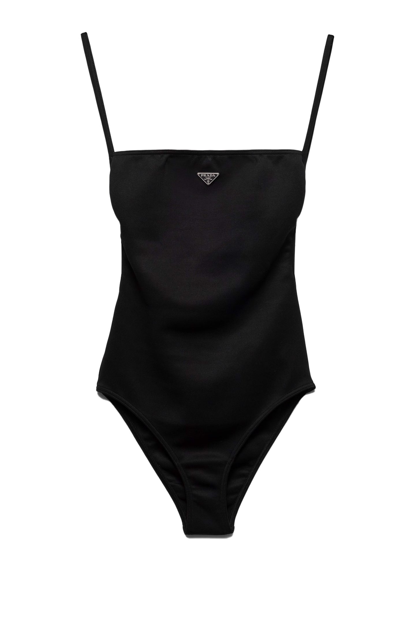 Interlock Knit One-piece Swimsuit