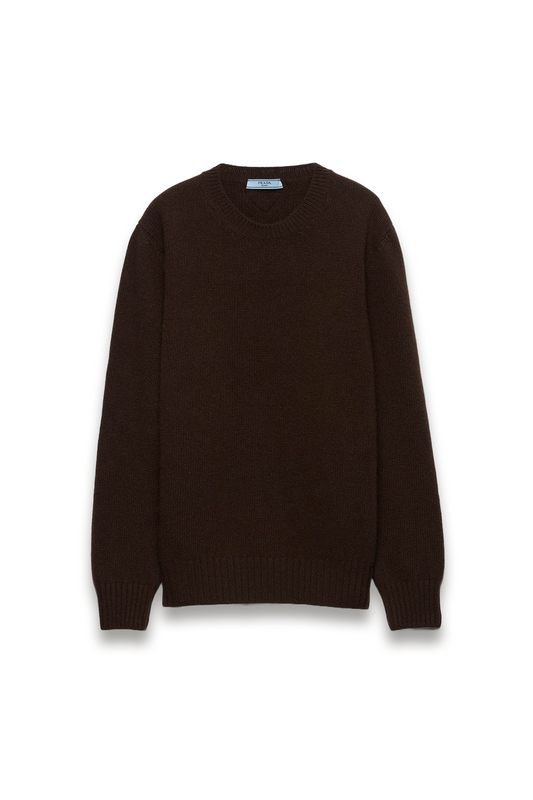 Wool and Cashmere Crew-neck Sweater