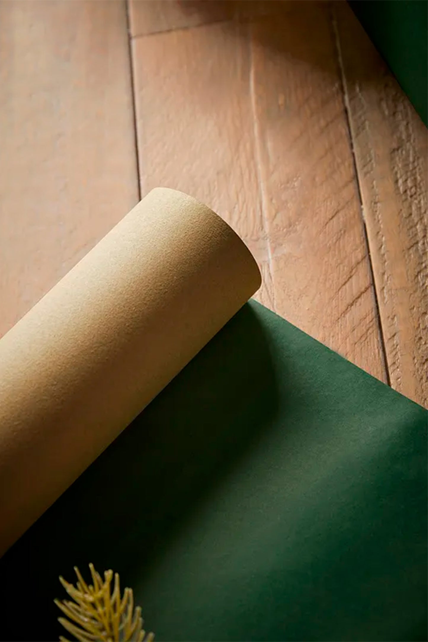 Forest Green Recycled Wrapping Paper - 10m