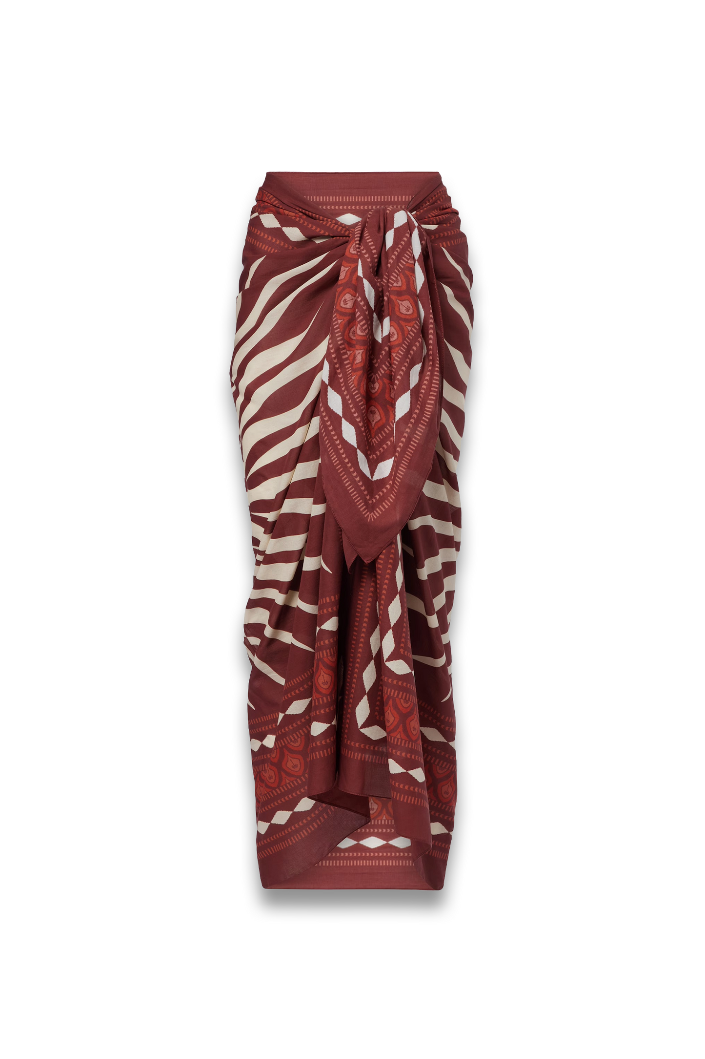Printed Cotton Beach Cover-up