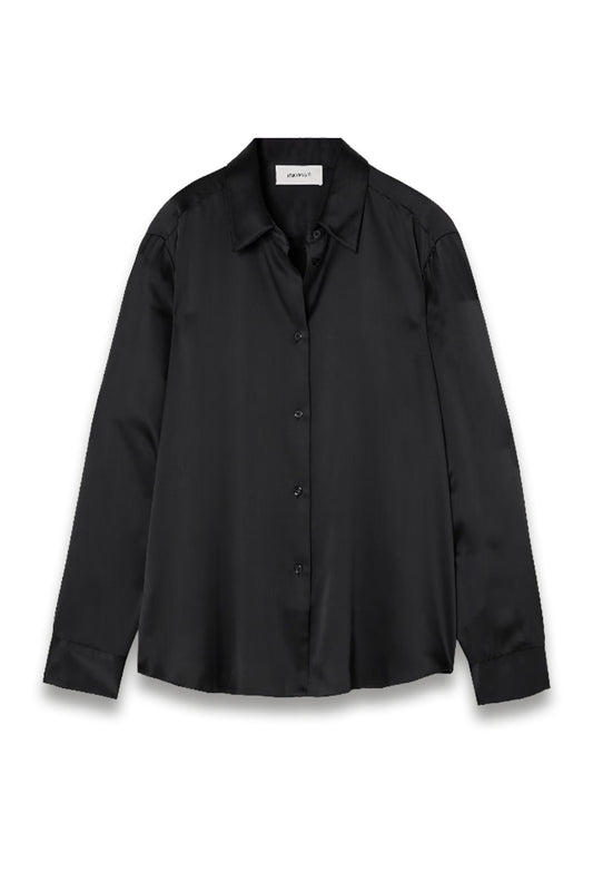 Silk-satin shirt