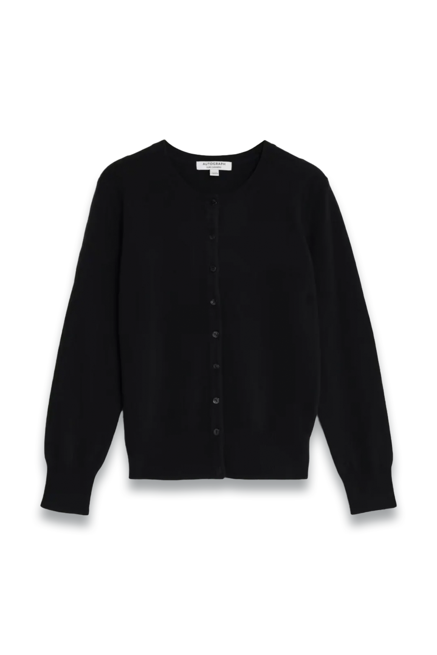 Pure Cashmere Crew Neck Cardigan