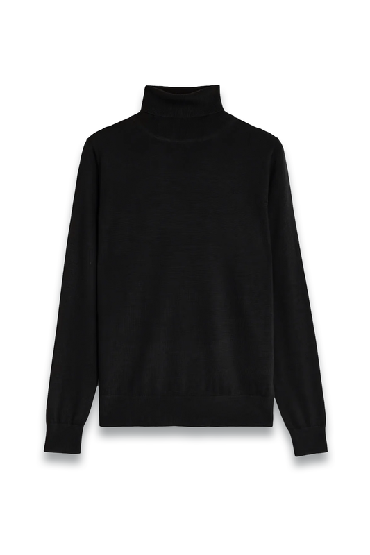 Pure Merino Wool Roll Neck Jumper