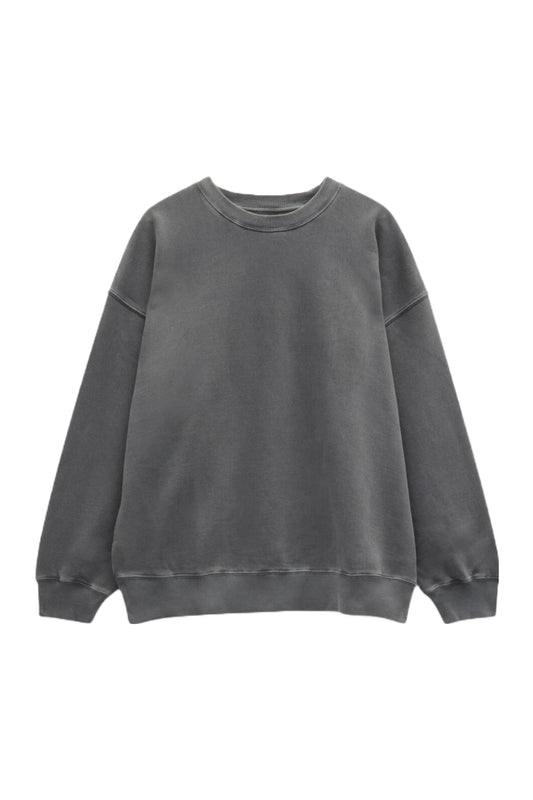 Quade Dark Grey Oversized Sweatshirt