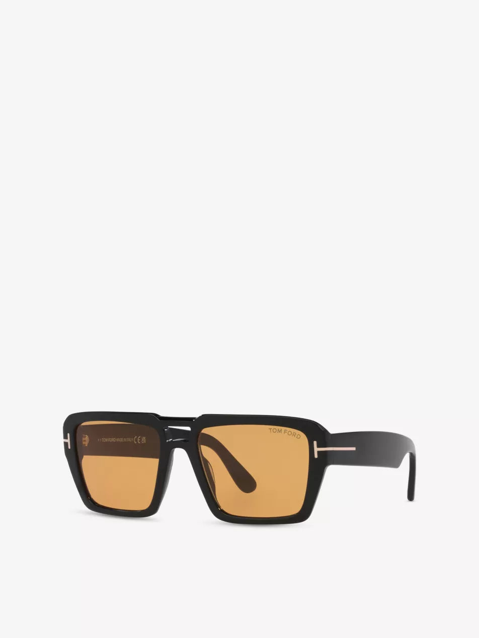 TR001876 Redford Pilot-Frame Acetate Sunglasses