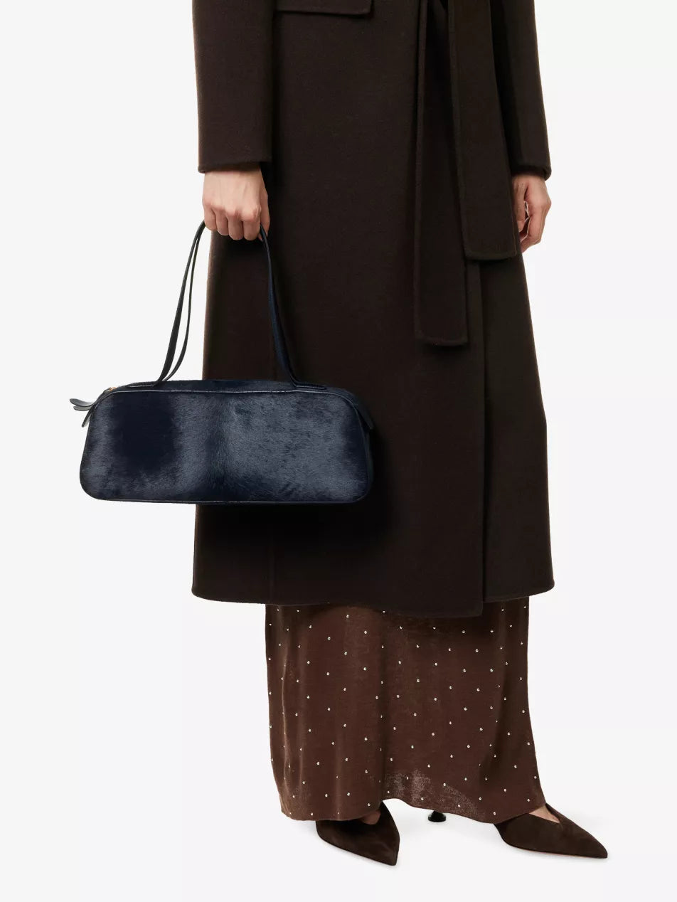Simona Suede Shoulder Bag