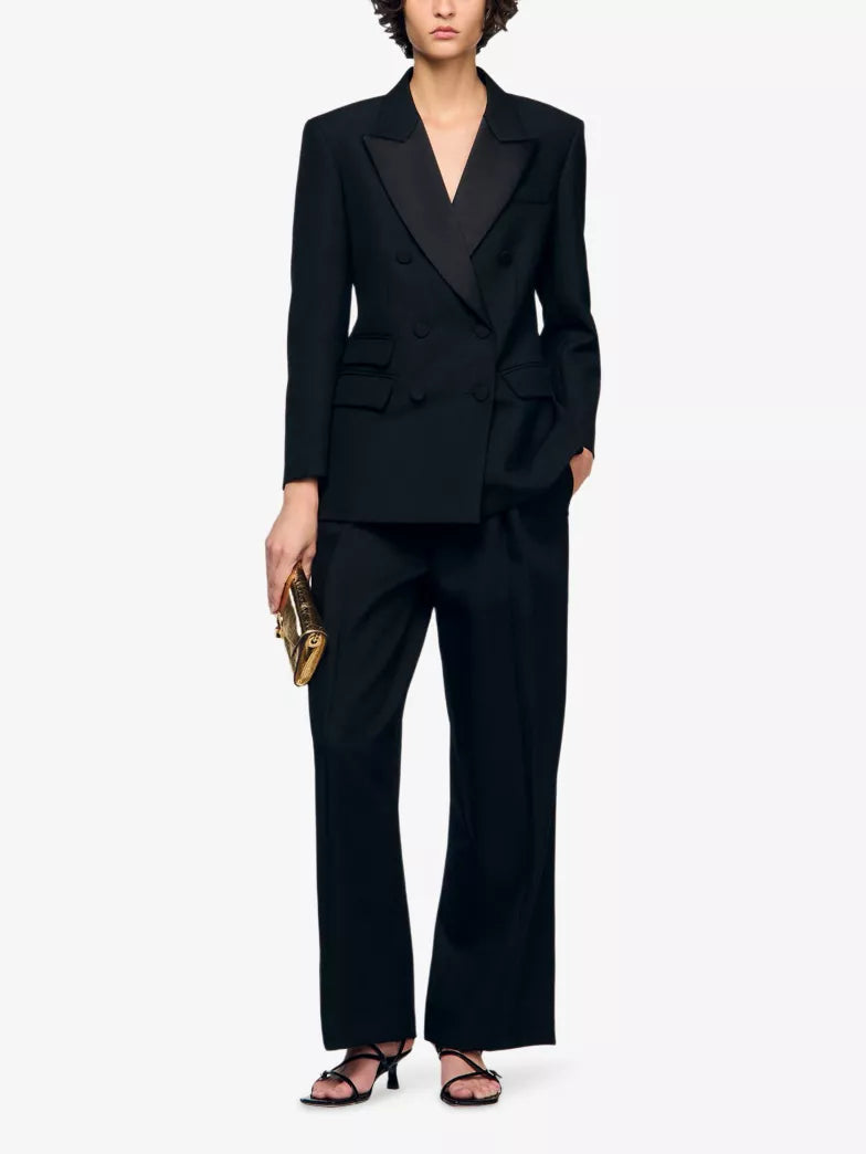 Tuxedo Double-Breasted Wool-Blend Jacket and Trousers