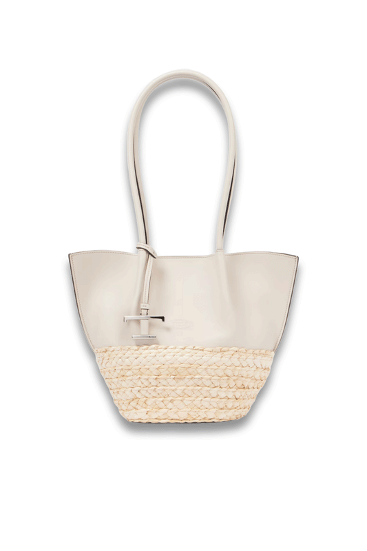 T Timeless Small Leather Shoulder Bag