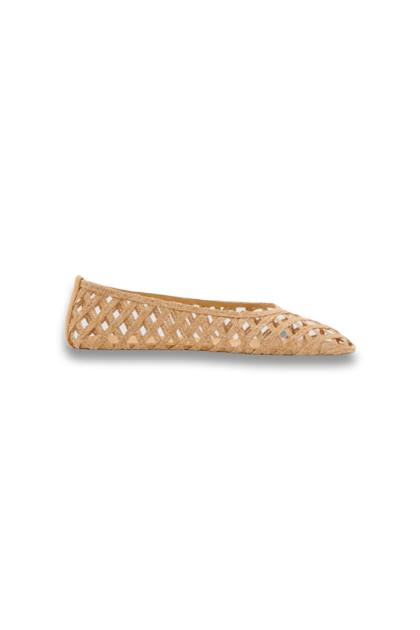 Natural Fibre Ballerina Flats