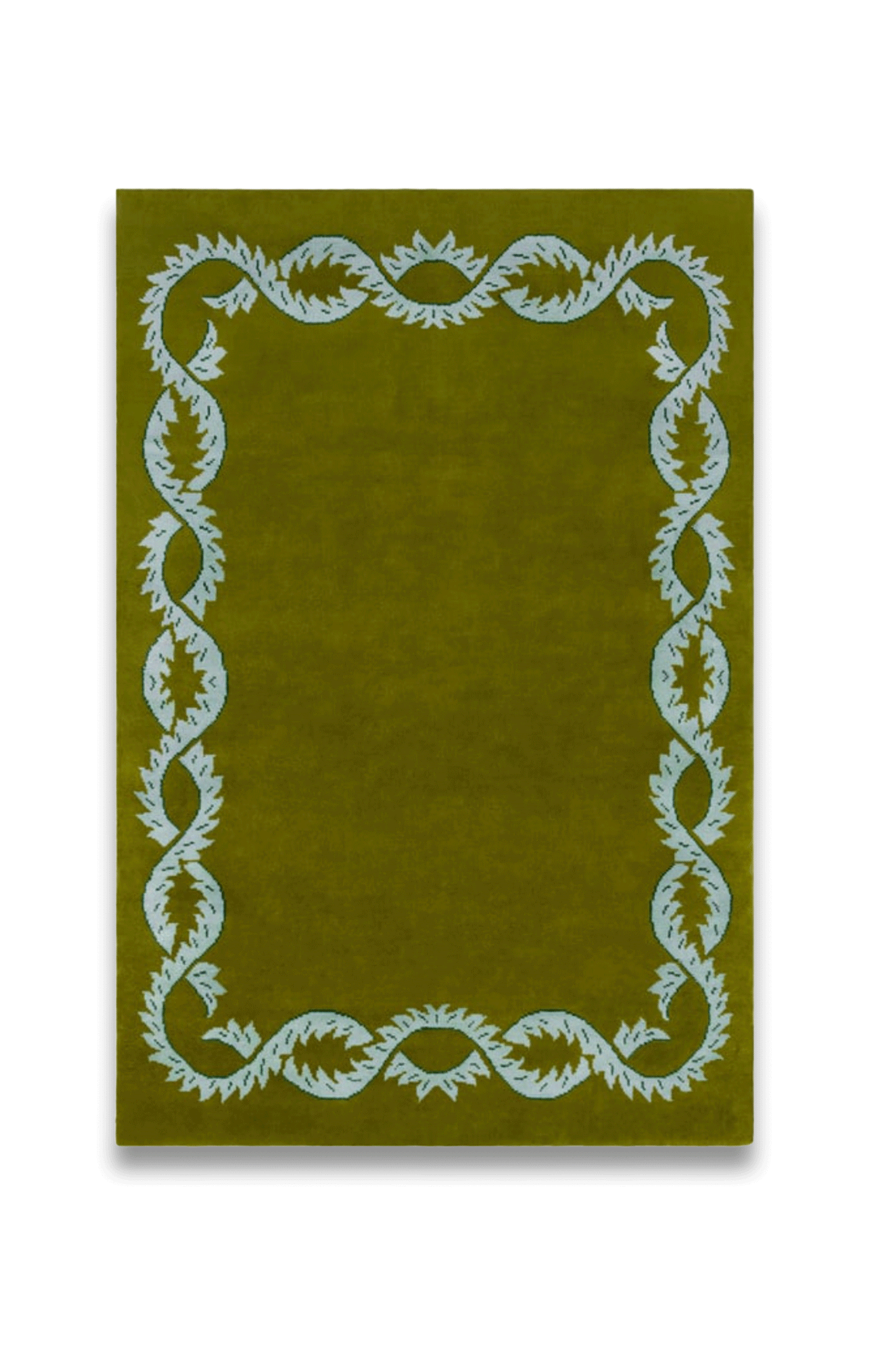 Climbing Vine Rug in Olive