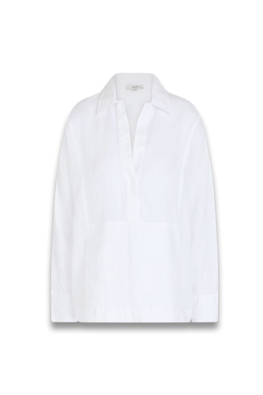 White Linen Blouse