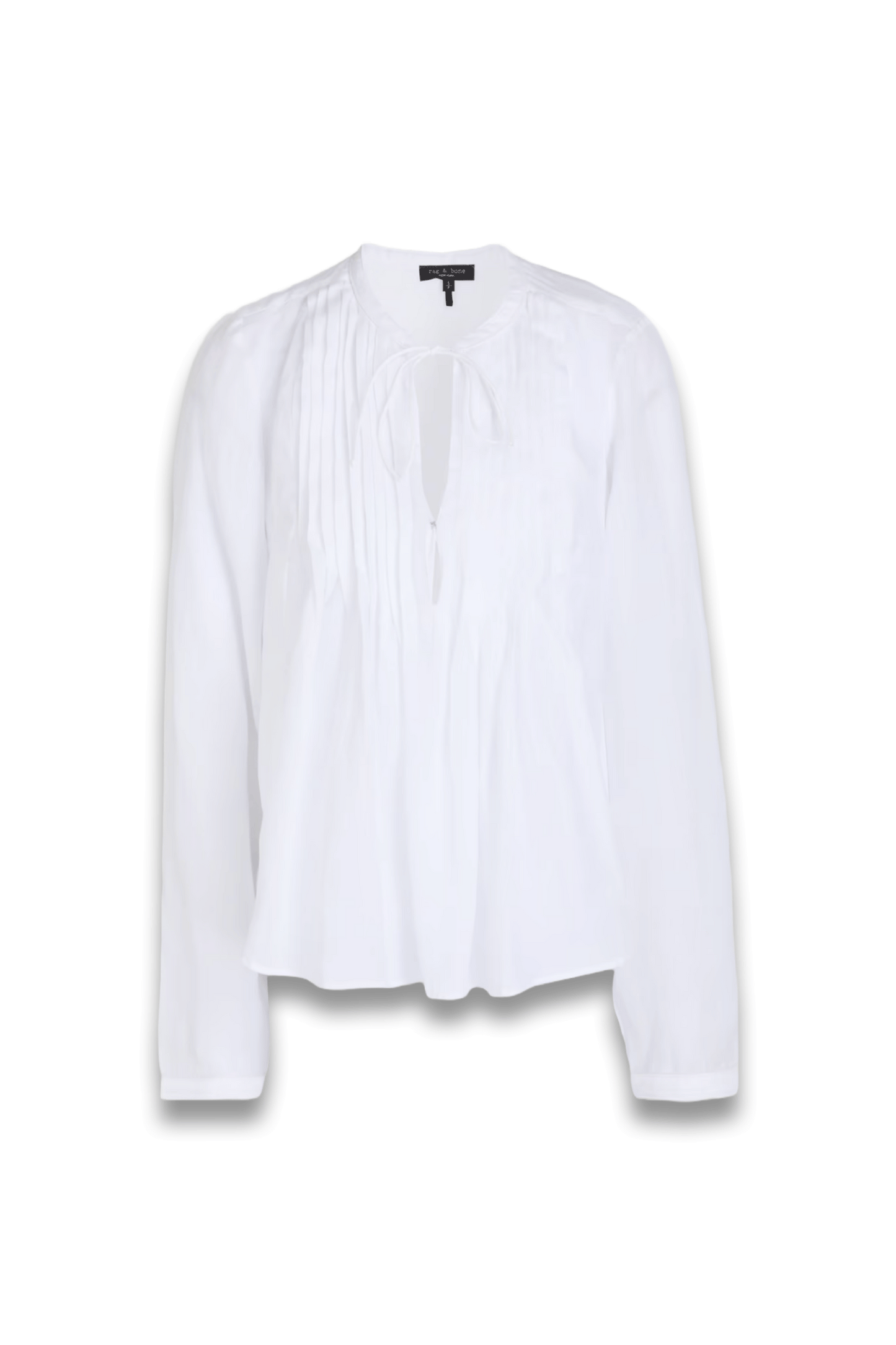 Amaris Pintucked Ramie Blouse