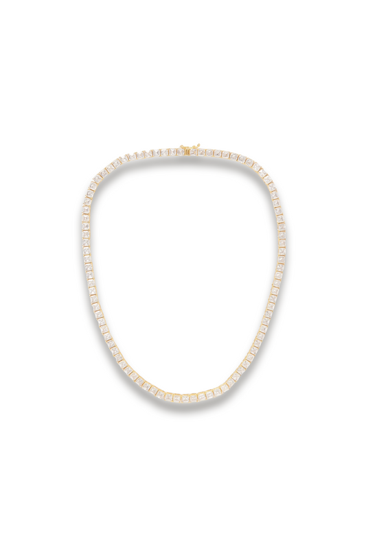 Gia Gold-Tone Cubic Zirconia Necklace