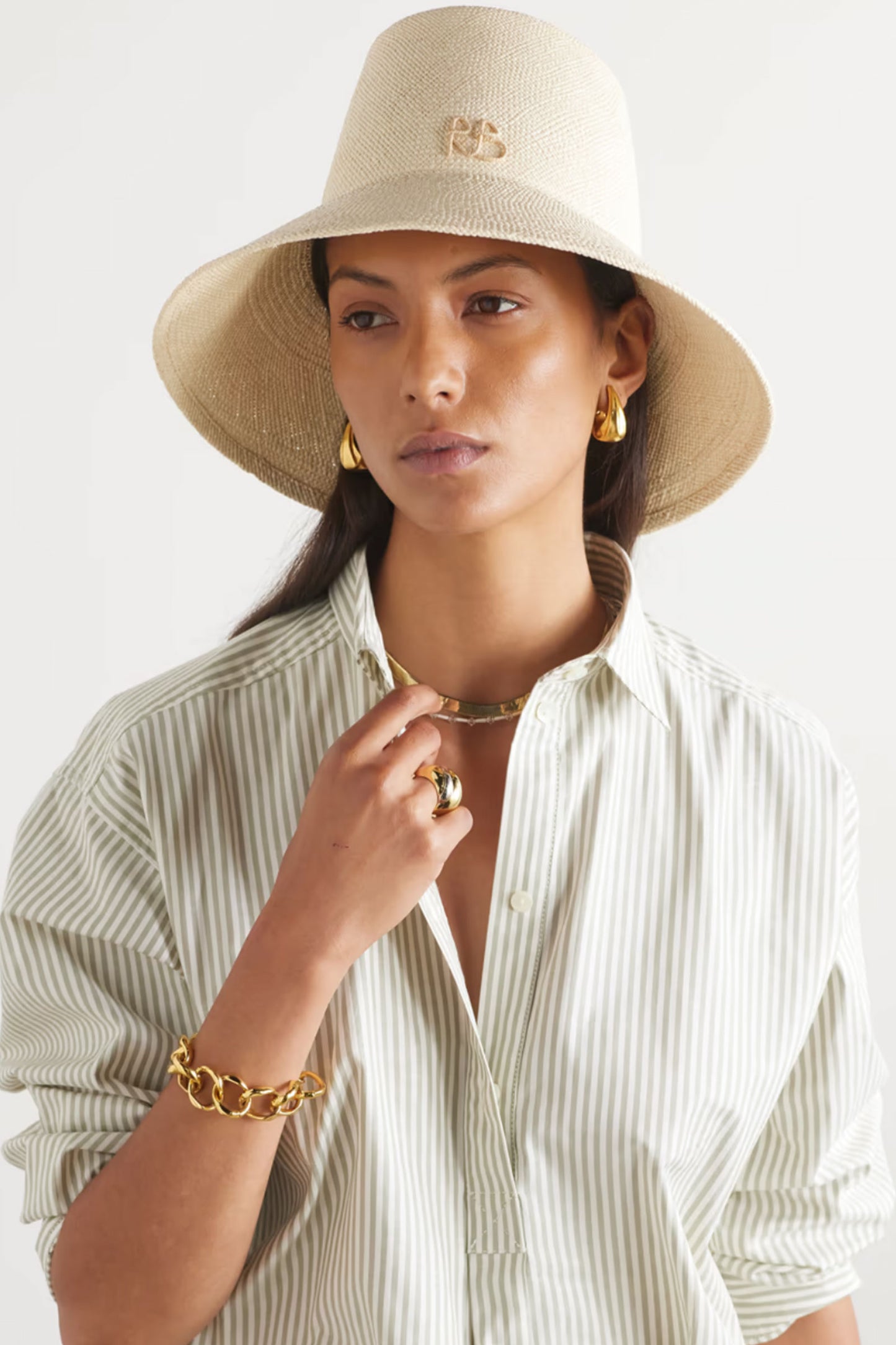 Straw Bucket Hat