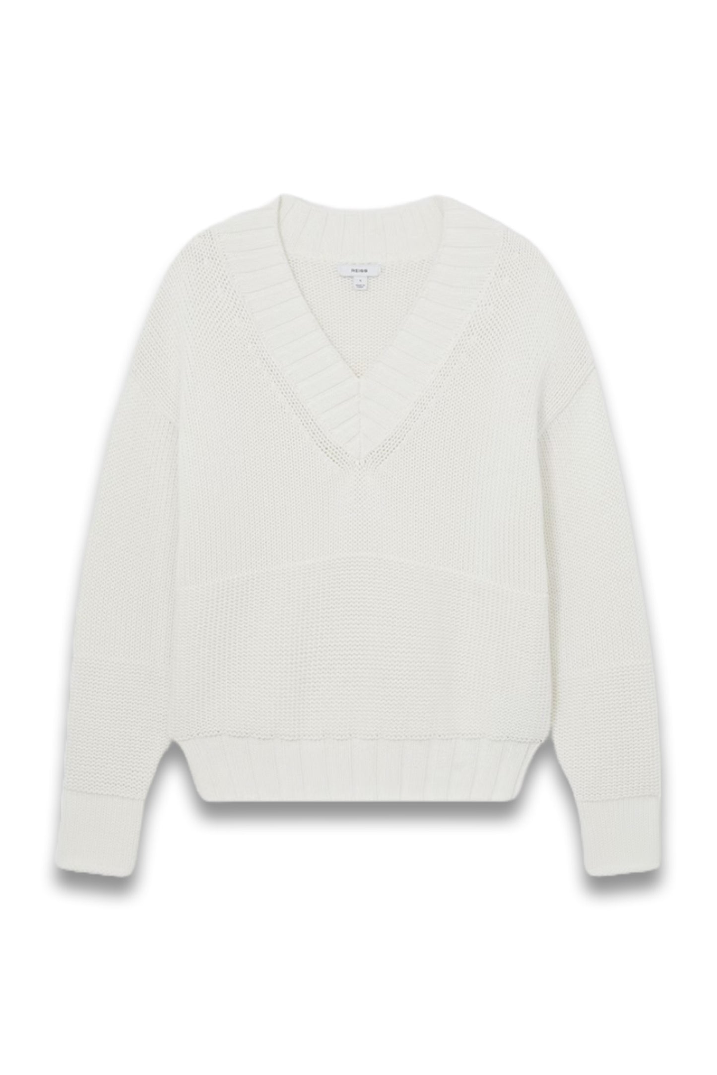Jenny Cotton V-Neck Knit Jumper