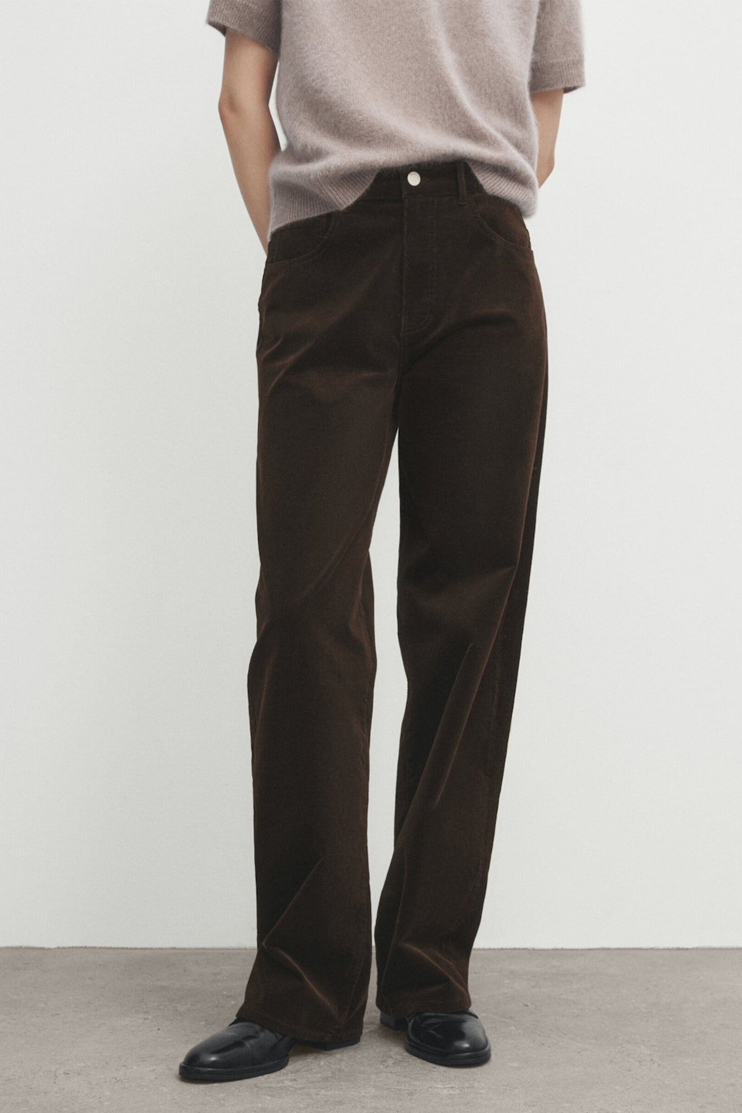 Relaxed Fit Needlecord Trousers