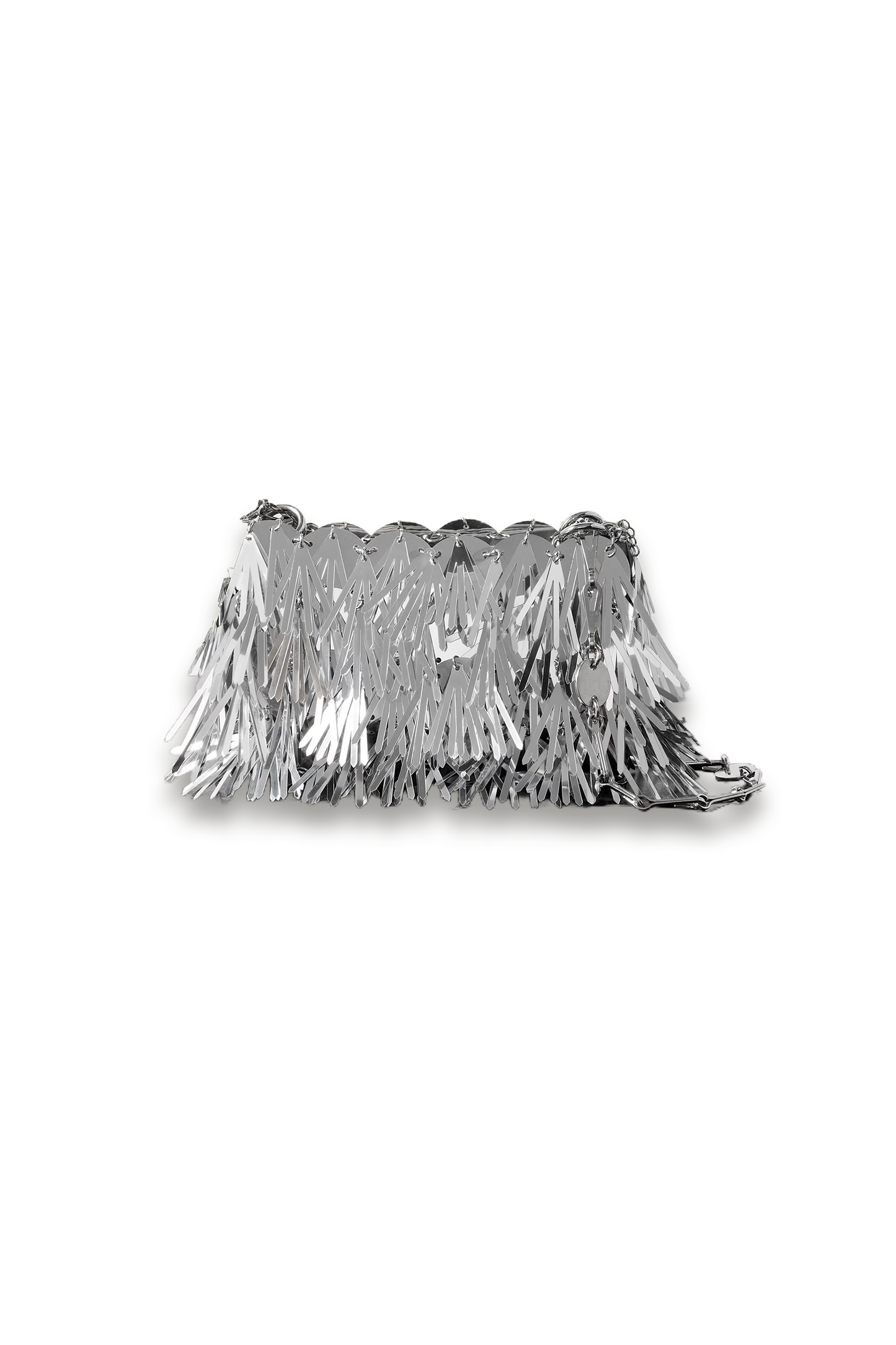 Paillette-Embellished Twill Shoulder Bag
