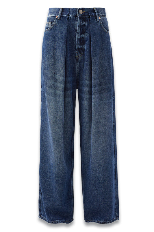 Extra Fold Lyocell Wide-leg Jeans