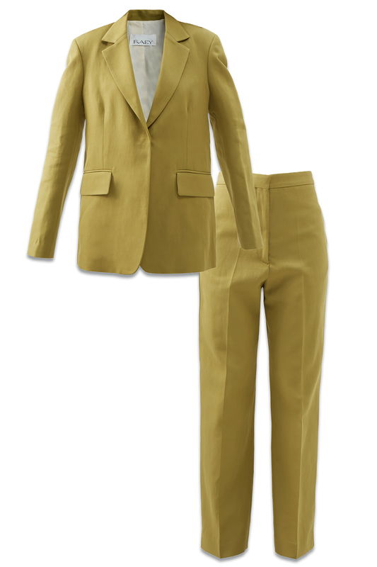 Relaxed Ramie And Cotton-blend Suit
