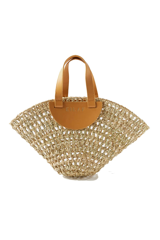 Dom Raffia And Leather-Trim Basket Bag