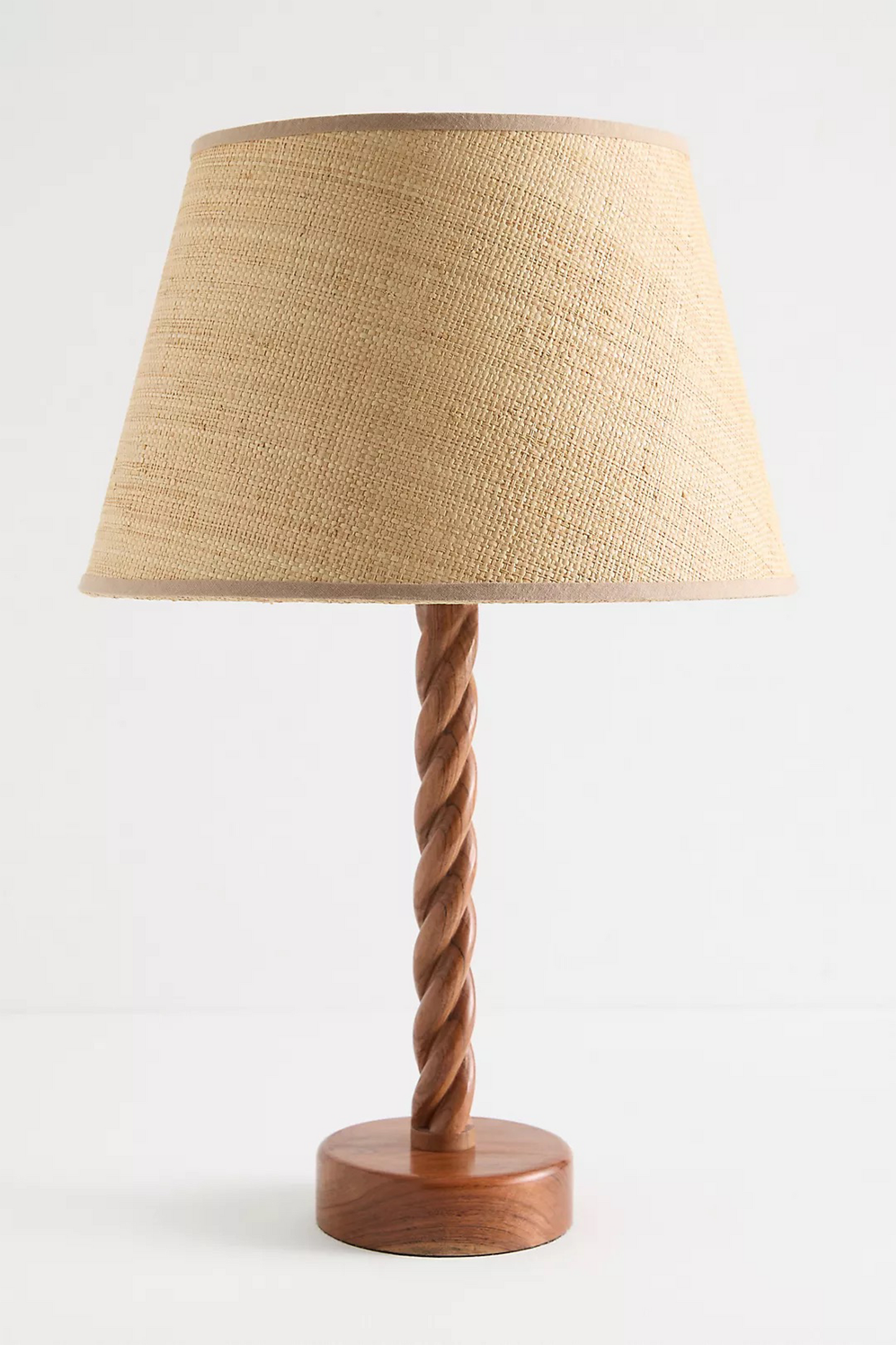 Raffia Tapered Drum Lamp Shade