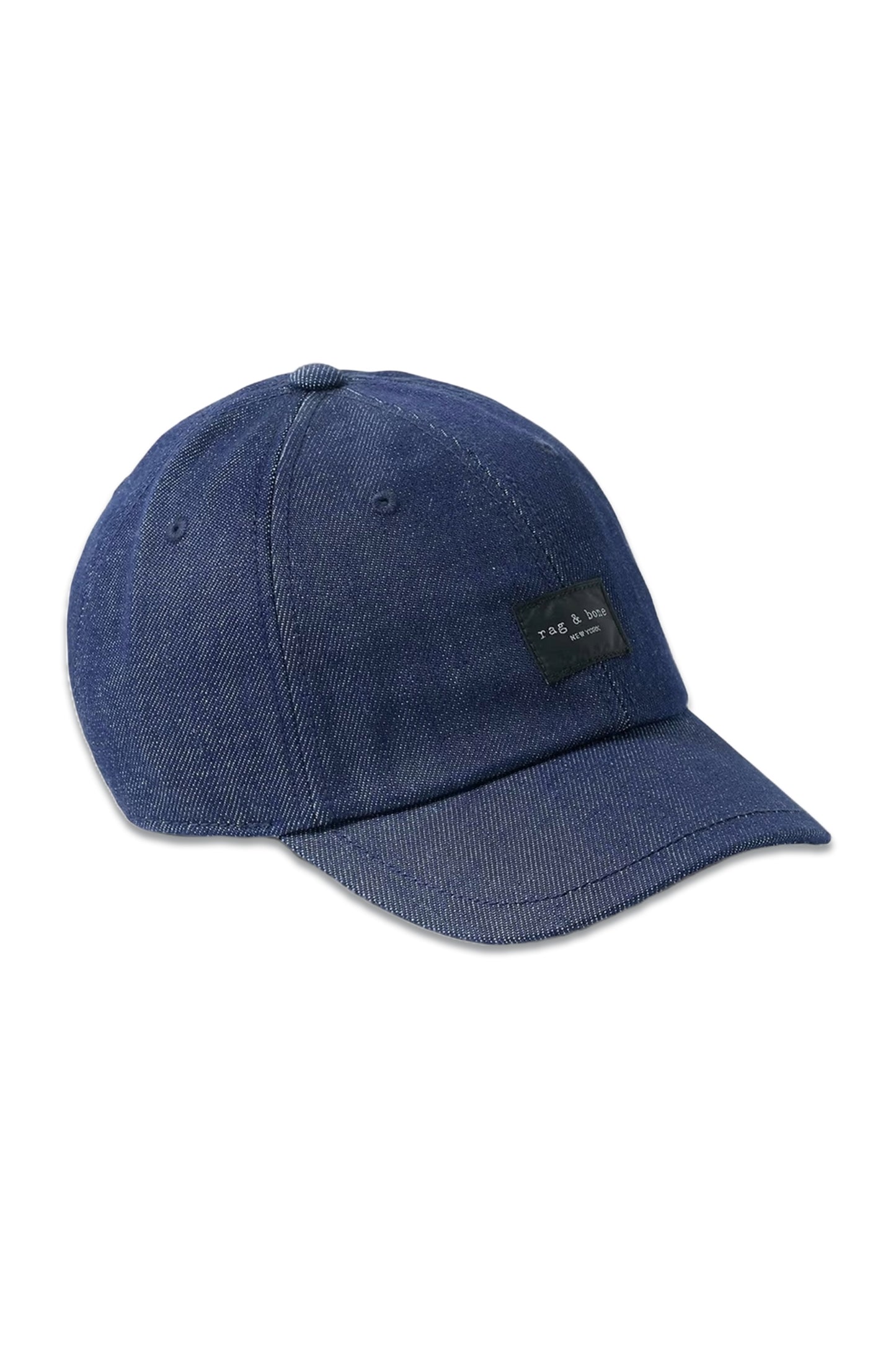 Addison Appliquéd Denim Baseball Cap