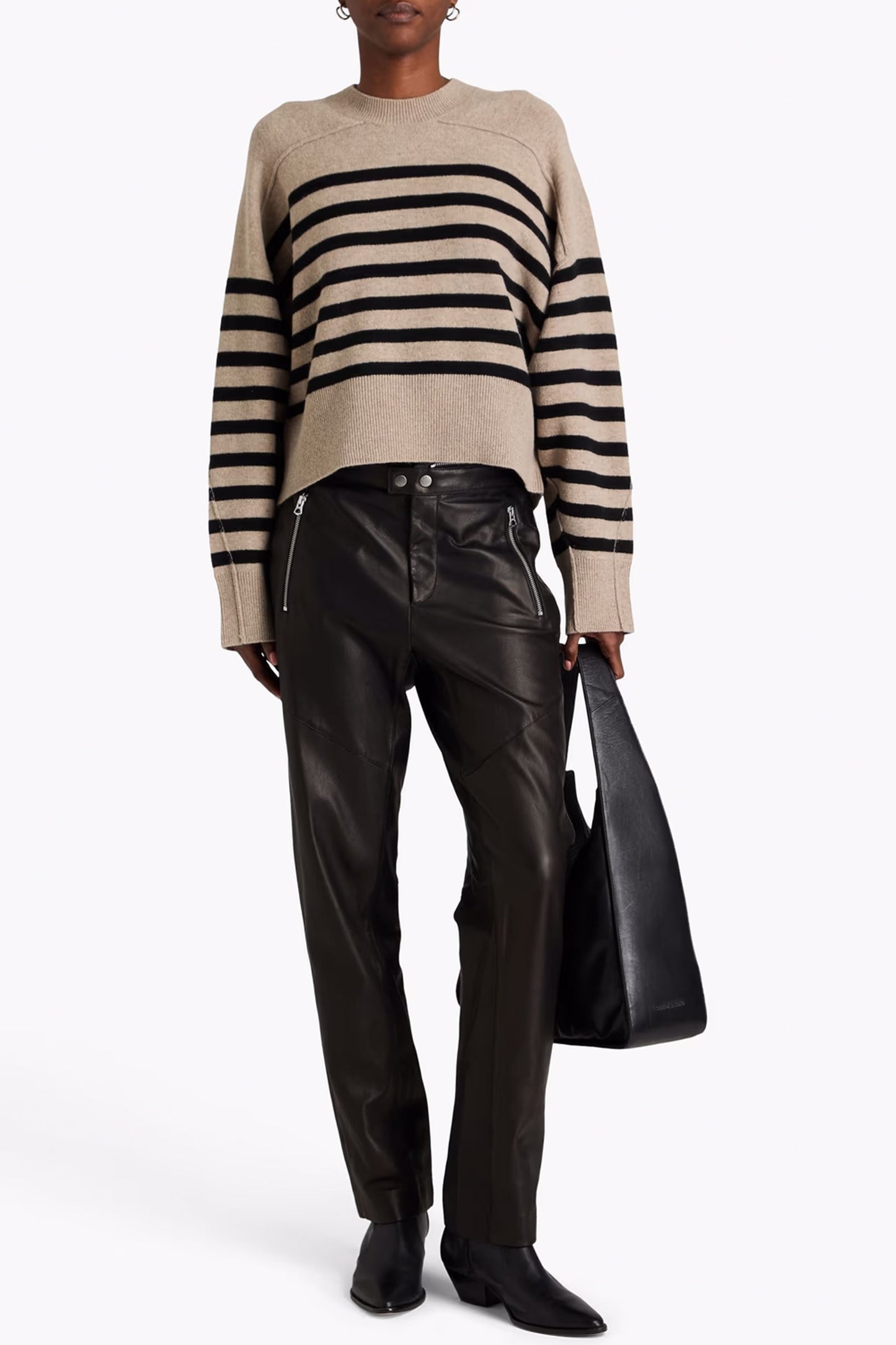 Bridget Striped Wool-Blend Sweater
