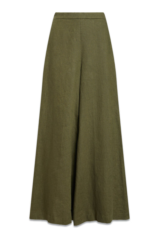 Linen Ultrawide-Leg Trouser