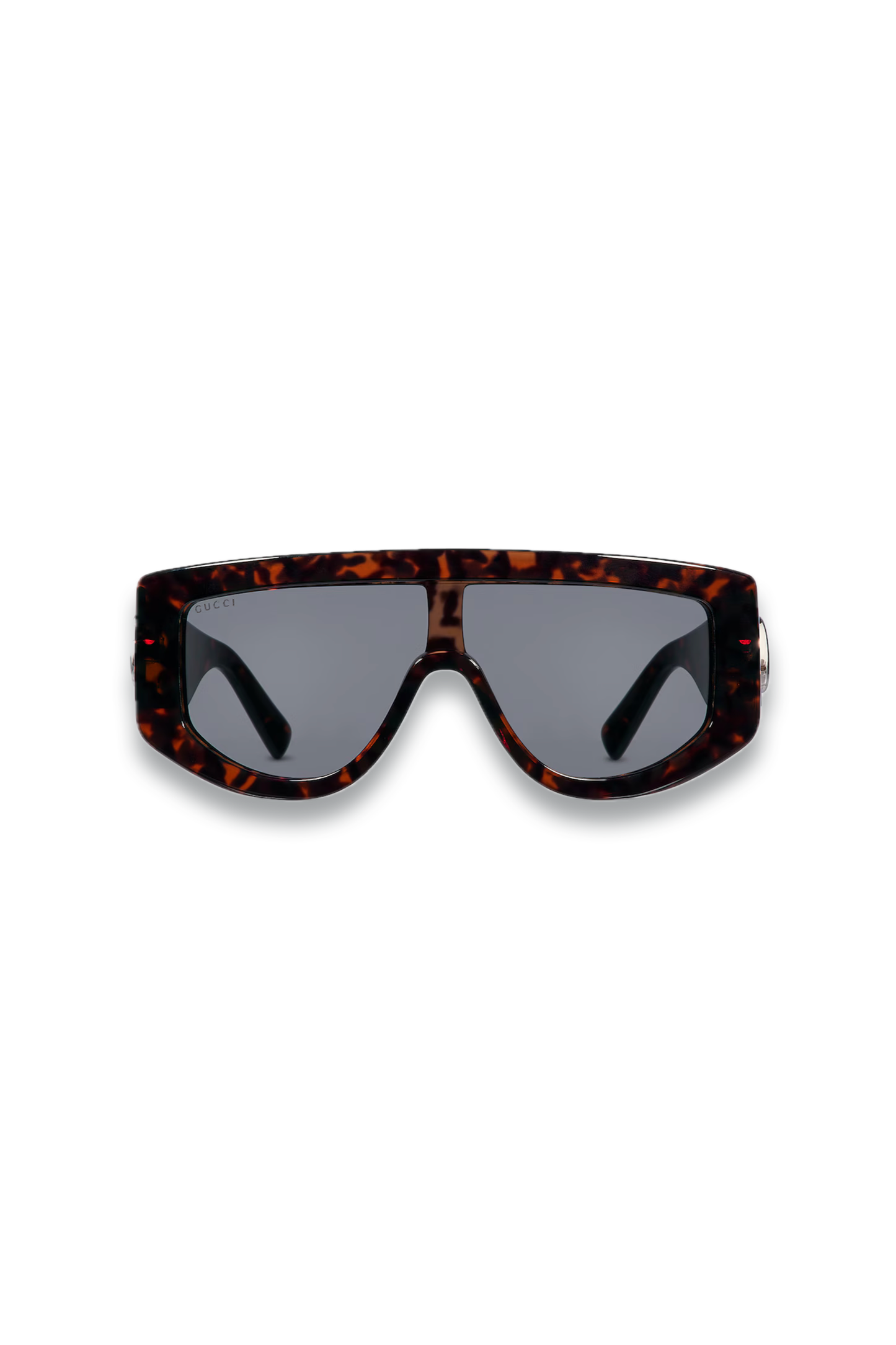 Rectangular-frame Sunglasses in Tortoiseshell