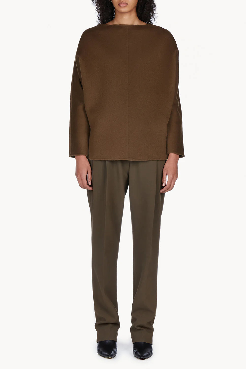Reine Top in Deep Khaki