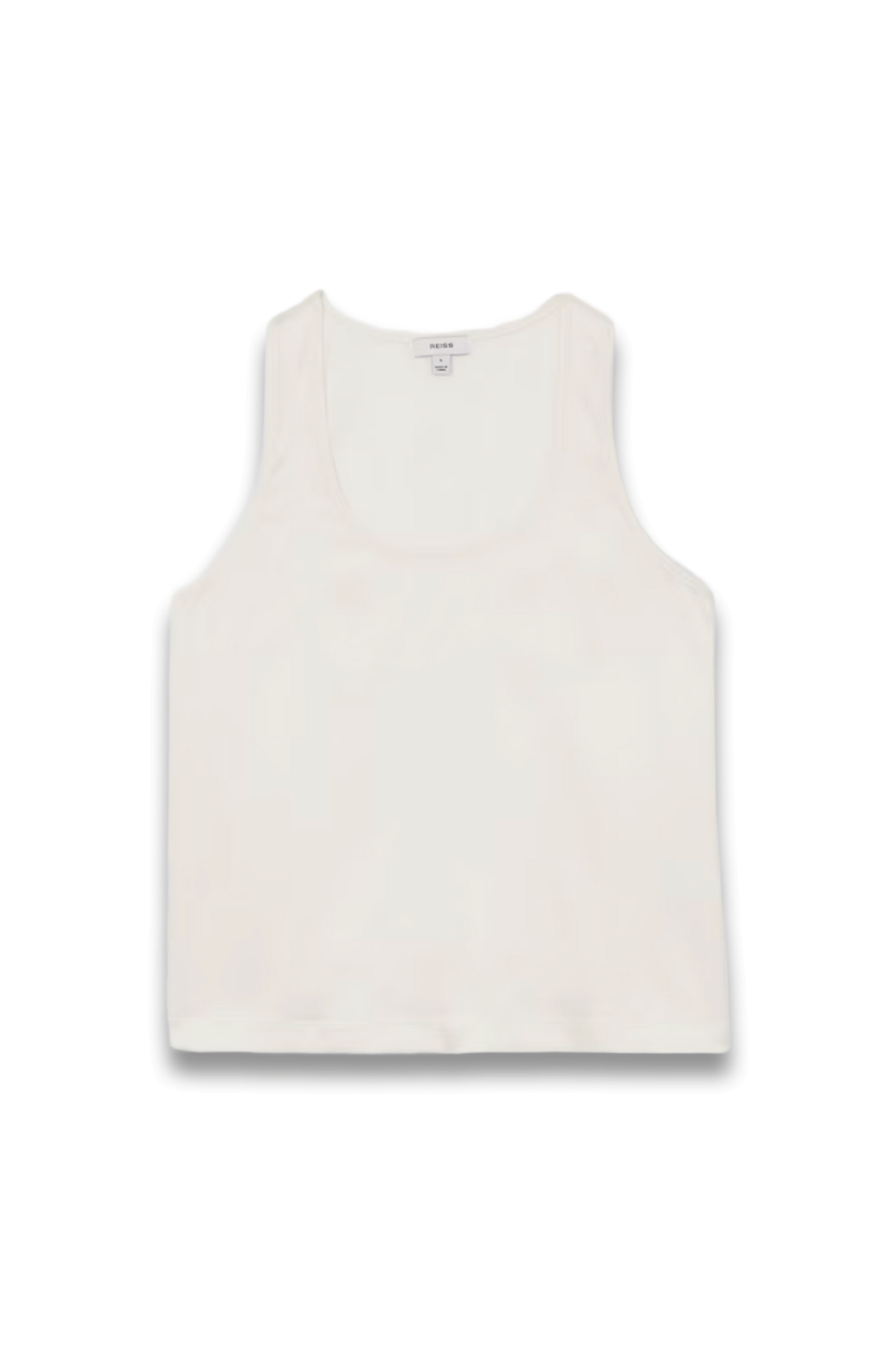 Ruby Silk-Front Cami Top in White