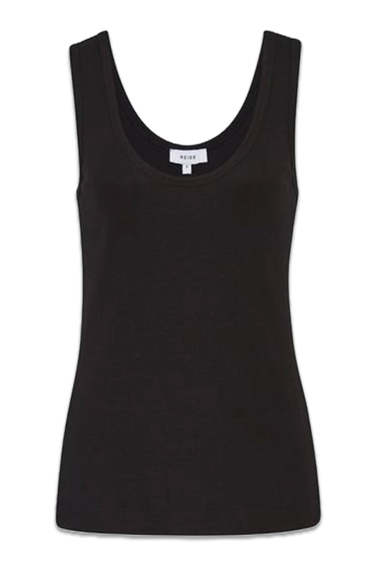 Violet Scoop Neck Jersey Vest Top